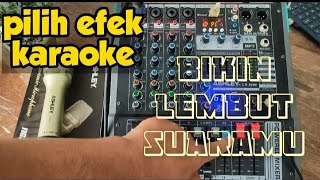 SETTING EFEK KARAOKE BIKIN SUARA VOKAL LEMBUT-KERAS MANTAP PAKAI EQUALISER 7 BAND DI ASHLEY CR6000