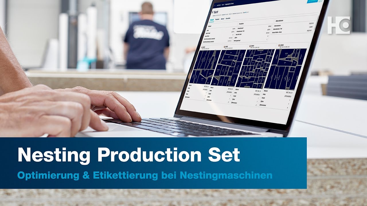 Nesting Production Set: Der digitale Assistent für die Optimierung und Etikettierung