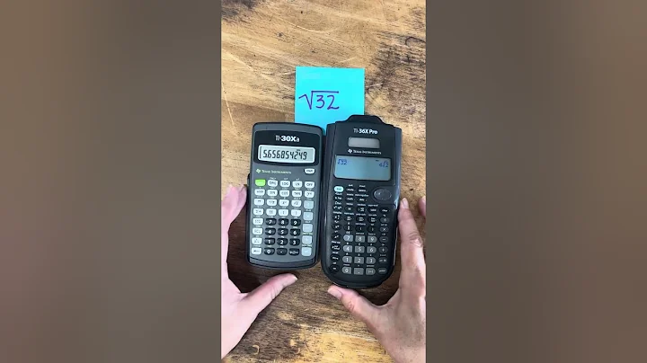 TI-30Xa vs TI-36X Pro-Square Roots