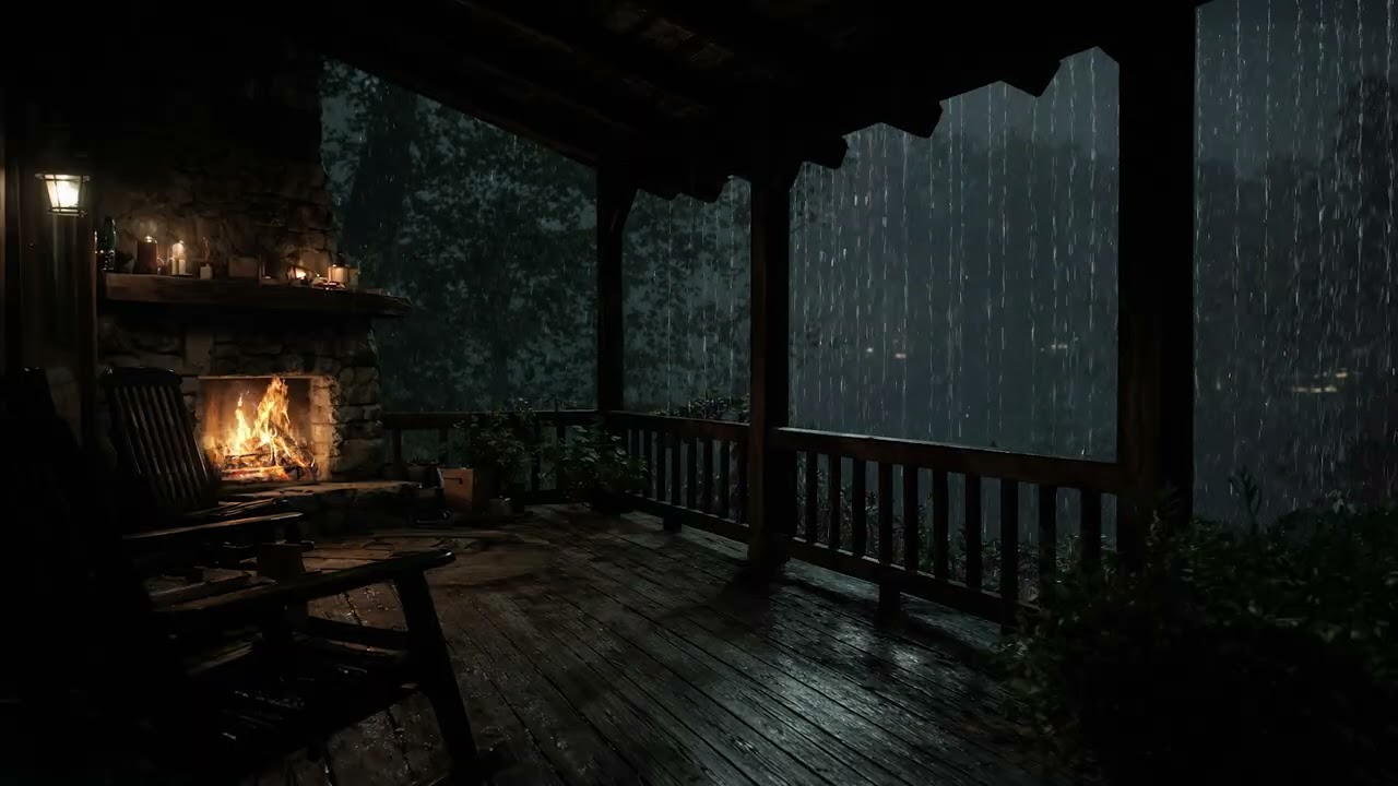 Rain Sounds for Better Sleep 🌙 | Gentle Night Rain Ambience