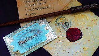 How to make best Harry Potter Acceptance Letters and Hogwarts 9 3/4 Train Ticket