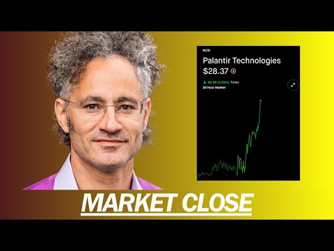PALANTIR ON THE VERGE OF CLOSING ABOVE $28, THE ENTIRE MARKET HITS ALL TIME HIGHS | MARKET CLOSE Episode cover