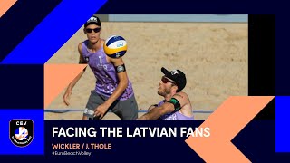 Its Always Cool To Play In Latvia C. Wickler I Cev Eurobeachvolley 2020