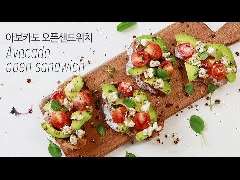 [eng-sub]-아보카도-오픈-샌드위치-만들기---avocado-open-sandwich