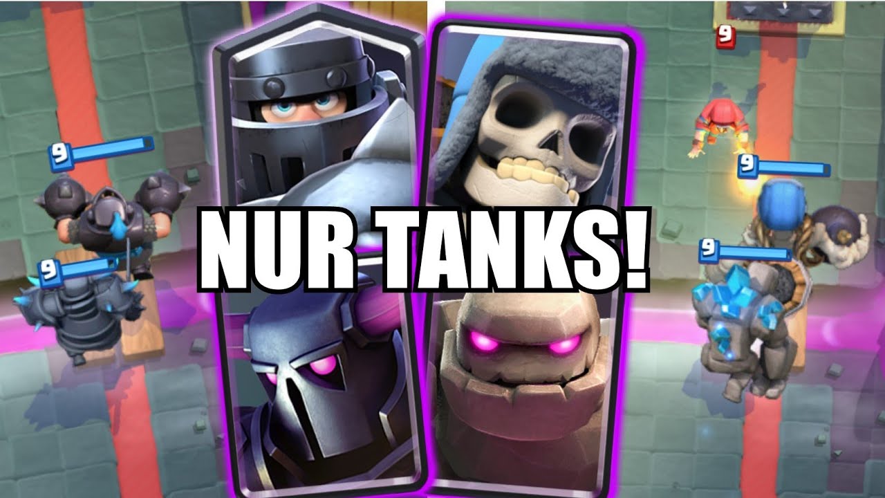 🐳Nur TANKS Challenge! "Schwerstes" Deck überhaupt! Clash Royale