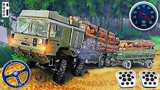 US Army Offroad Mud Truck Sim - Cargo Truck Driving Game | Android Gameplay screenshot 3