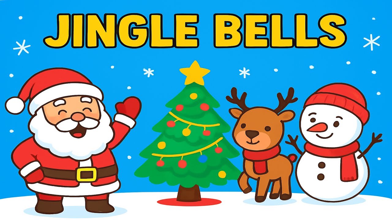 Jingle Bells Christmas Song for Kids | Fun Sing-Along & Dance