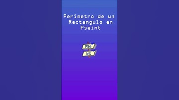 😲💻Como calcular el perímetro de un rectángulo en Pseint #shorts #youtubeshorts #pseudocodigo #pseint
