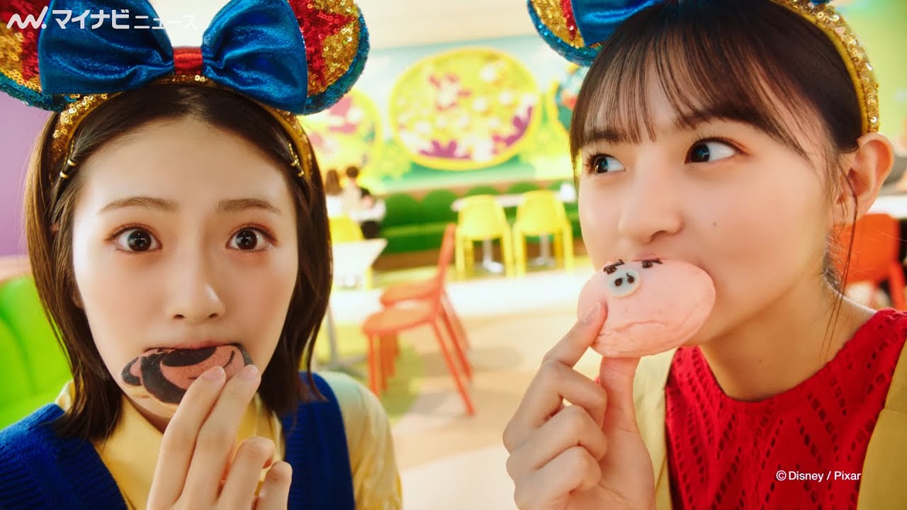 乃木坂46遠藤さくら&清宮レイ、ディズニーリゾートを満喫！自然に