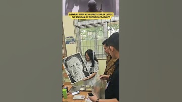 Luar Biasa Siswa Ini Gambar Wajah Prabowo‼️#prabowo #presiden#rakyat#siswa
