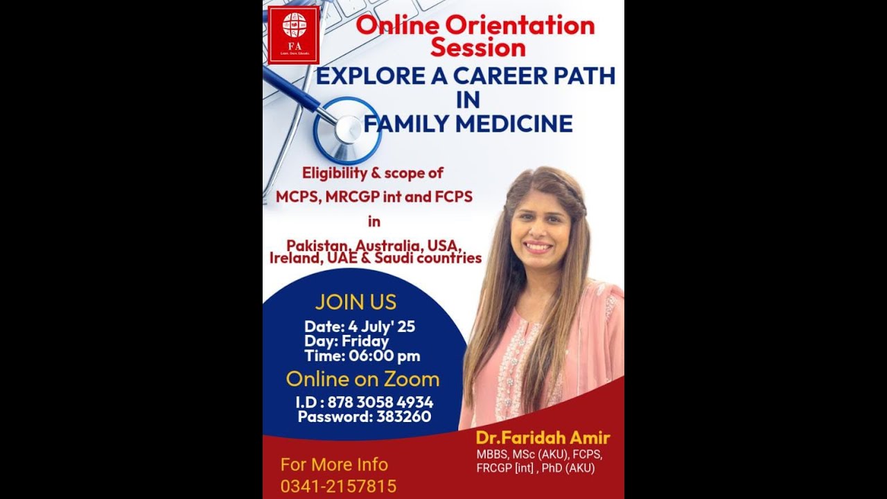 Exploring A Career In Family Medicine (MCPS, MRCGP [int] Pathway) - YouTube