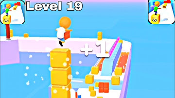 Cube Surfer - All Levels  Gameplay Android, iOS (Level 11 - 20)