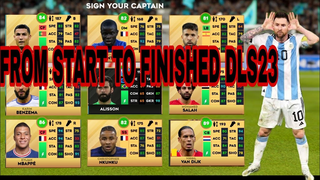 DLS23 ALL THE LEGENDARY PLAYERS 🔥 episode 1 YouTube