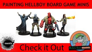 Hellboy Board game Painting Minis Part 2 (Mantic Games )