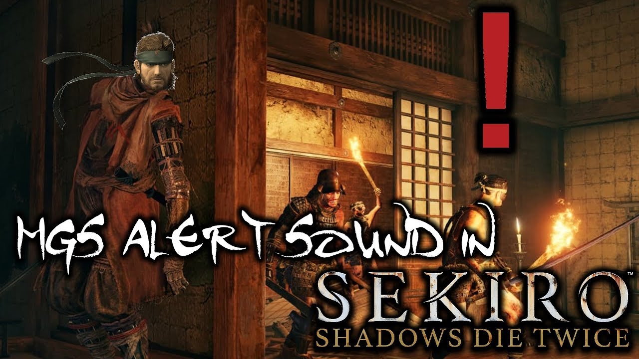 Metal Gear Solid Alerts in Sekiro Shadows Die Twice - YouTube