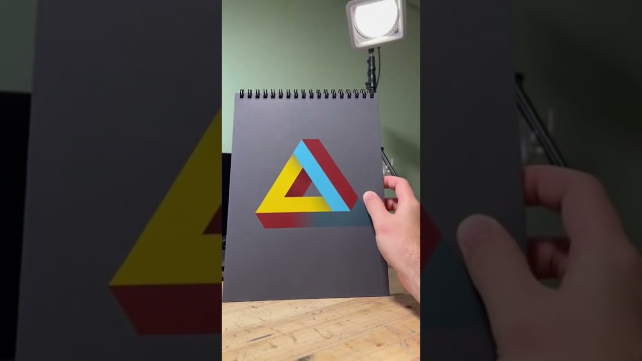 Impossible Triangle | Planar Tracked Watch This Mind Bending Illusion 