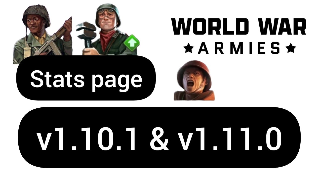 WWA RTS: v1.11.0 ALL units stats page