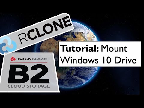 Cheap cloud storage (Backblaze B2) mounted as Windows Drive! Use it with every software!