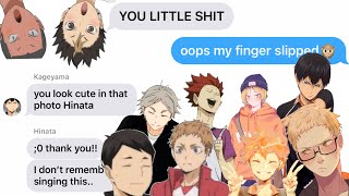 They can sing?! ~ Haikyuu texts