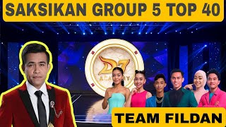 SAKSIKAN GROUP 5 TOP 40 BESAR DA7 MALAM INI | SIAPAKAH YANG AKAN TERSENGGOL???