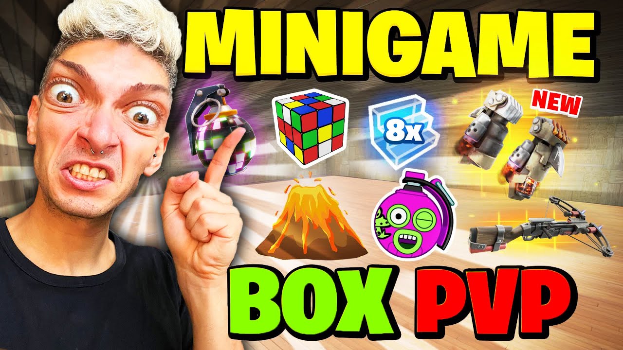 DEVASTO TUTTI NEI MINIGAMES BOX PVP SU FORTNITE !!