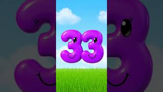 One two three song  number song  31 to 35 #numbersong #numbers #numbersforkids #kidssong #abcsong #a