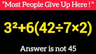 Only 1 in 5 Can Solve This Math Problem | Most People Give Up Here!