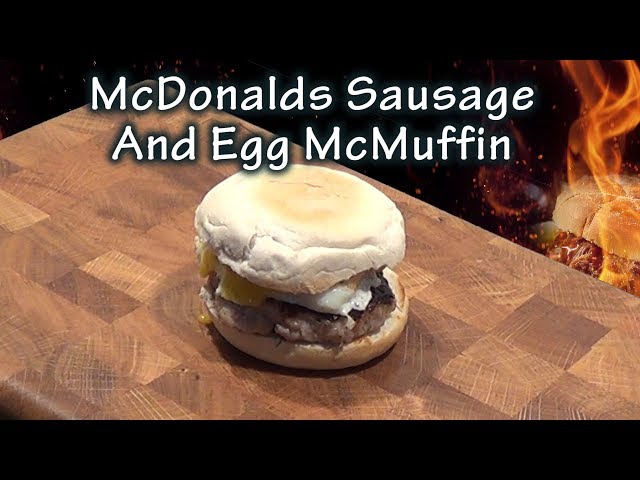 Copycat Sausage Egg McMuffin - Tornadough Alli