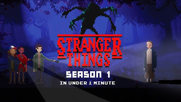 Stranger Things in retro graphics!