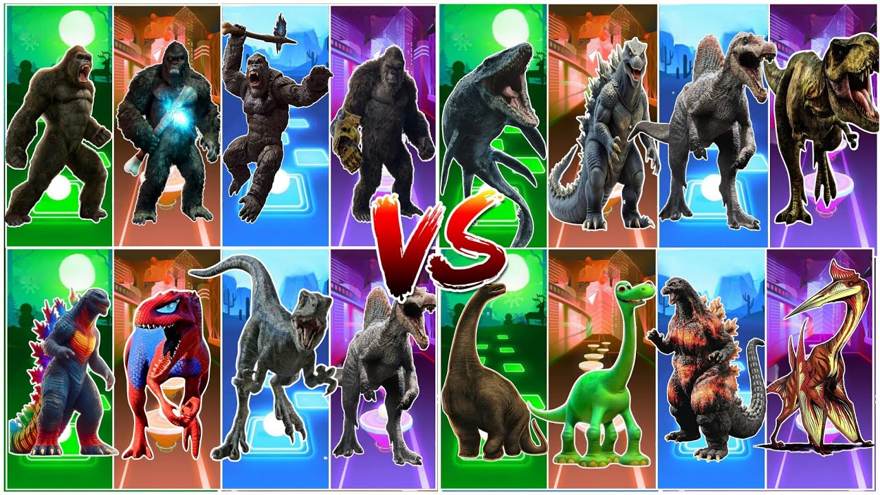 Кинг Конг 🆚 Кинг Конг 🆚 Кинг Конг 🆚 Кинг Конг 🎶 Tiles Hop Edm Rush