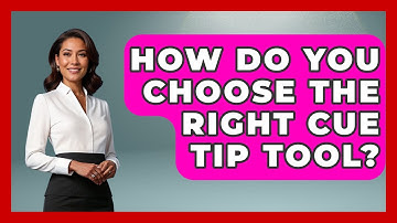 How Do You Choose The Right Cue Tip Tool? - Billiards Hustlers