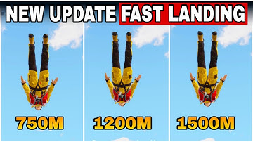 How to land fast in bgmi new update | how to land fast in bgmi | Bgmi fast landing PhantomUk Gaming