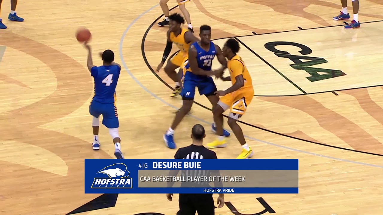 CAA Men's Basketball Weekly Awards December 31st, 2019 YouTube