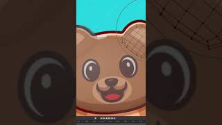 How to make Lowpoly Bear 3D Model | Blender|  #blender