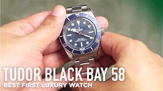 Tudor Black Bay 58 Navy Blue Review #tudor #tudorblackbay #tudorblackbay58 #luxurywatches