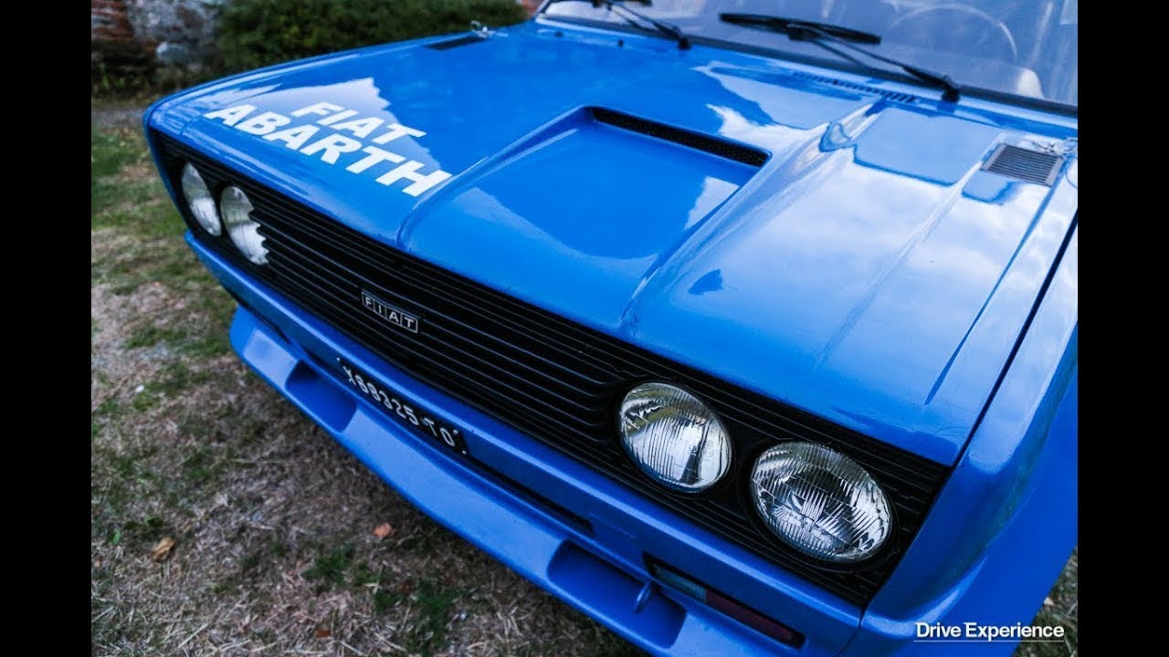 Fiat 131 Abarth Rally   Драйверские опыты Давида Чирони