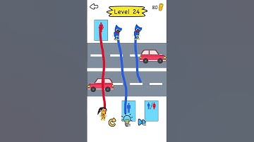 Draw To Pee 💦 24 Level Gameplay Walkthrough | Best Android, iOS Games #shorts