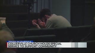 Collierville church service honors victims, first responders of Kroger mass shooting