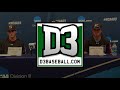 2018 D-III World Series Game 10: Swarthmore postgame