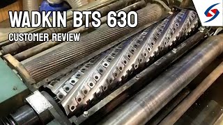 Spiral Cutterhead On A Wadkin Bts 630 Planer 216 Carbide Knives