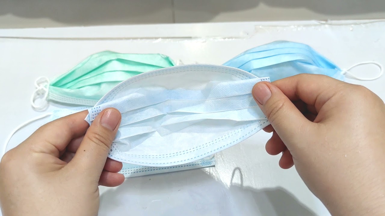 วิธีพับแมสปิดปาก วิธีพับหน้ากากอนามัย วิธีพับแมสให้กระชับกับใบหน้า ทริกใส่แมสช่วยป้องกันมากขึ้น
