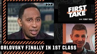 Stephen A. still calls Orlovsky PATHETIC after he FINALLY flew 1st class ✈️ | First Take