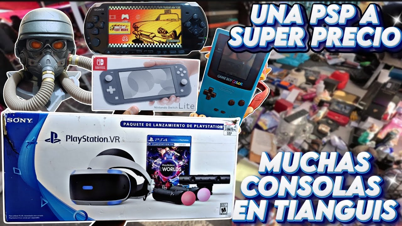 Ofertón PSP Por $35 En El Tianguis!!! Chachareando Videojuegos PS4 VR Gameboy Color Muchas Consolas 