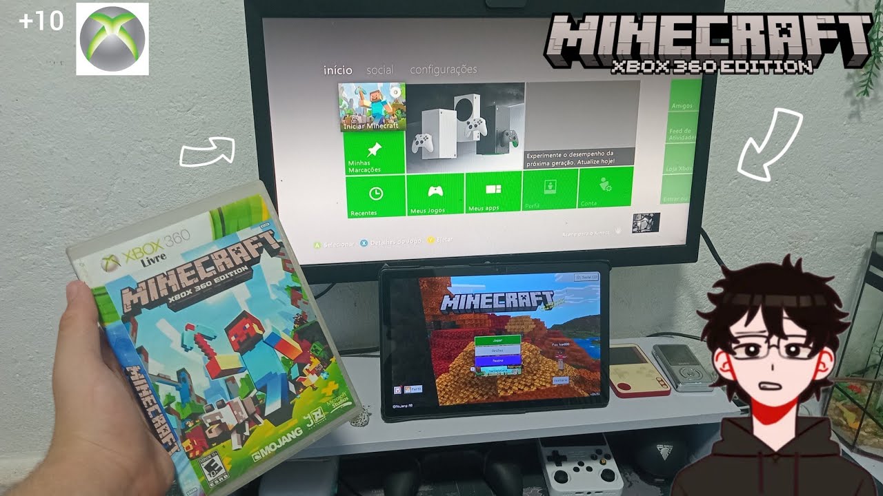 O Minecraft de Xbox 360 e SINISTRO | Minecraft Xbox 360 edition