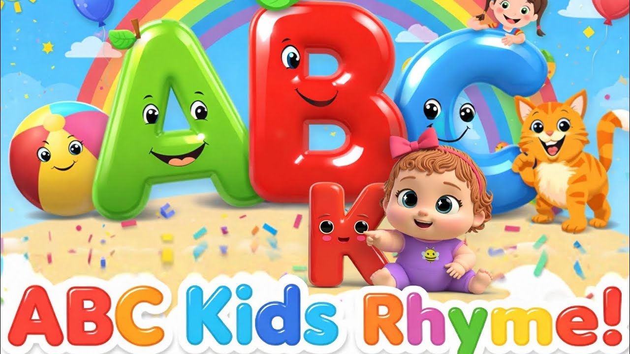 ABC Song with animals for Kids | ABC Nursery Rhymes | Alphabet Song A ...