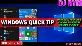 HOW TO MAKE YOUR COMPUTER RUN FAST DJ RYM, ZIGGY MARLEY [widows quick tip v2] screenshot 5