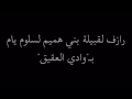 رازف لقبيلة بني هميم لسلوم يام وادي العقيق سنة 1424هـ