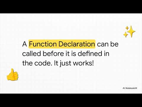 JavaScript Function Declaration vs  Expression