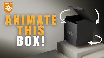 Product Animation in Blender – Simple Box Turntable with Camera Motion
