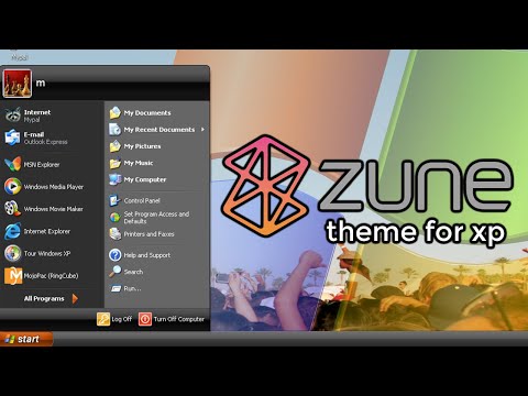 Microsoft's Zune Theme for Windows XP - Overview & Installation